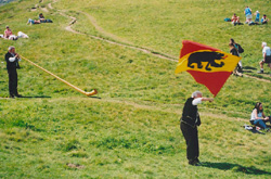 Ricolaaaa. Flag Tossing.