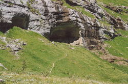 The Chilchbalm cave. A place to hide when it rains. Comes with a fireplace.