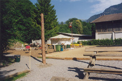 At night this place is the social center of the hostel.