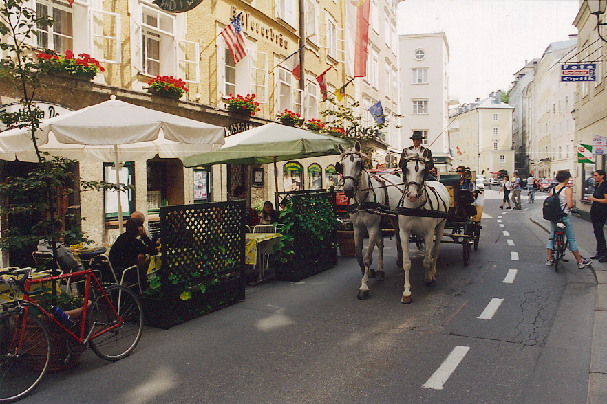 Salzburg is ultra-touristy in the summer
